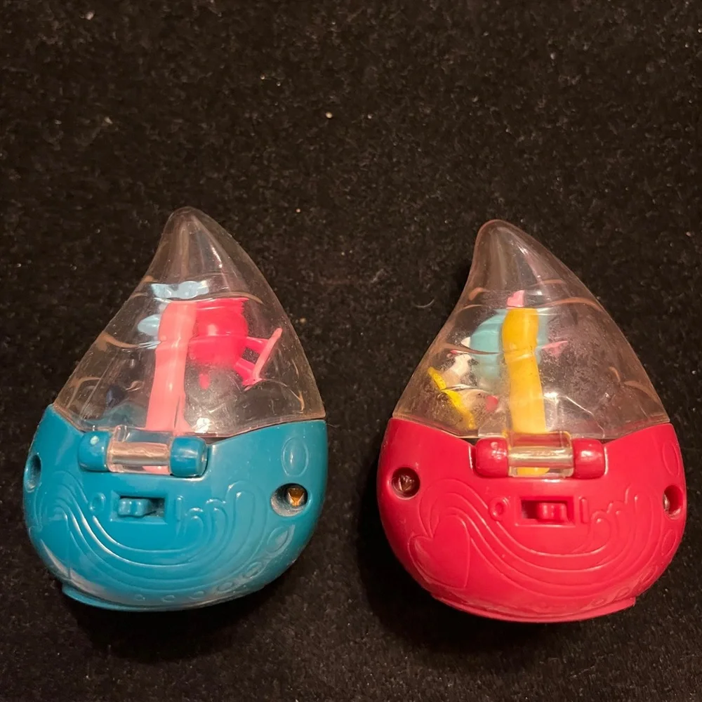 Lot of 2 Wild Planet Aquapets Dew Drops Voice Activated Interactive Aqua Pets